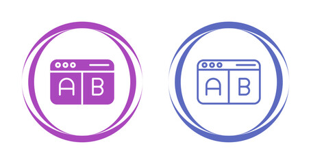 Multivariate Testing Vector Icon