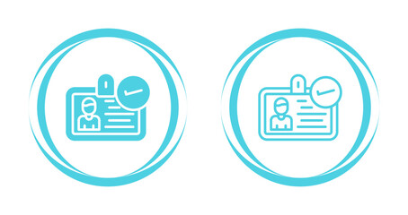  ID Verification Vector Icon