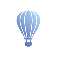 Fototapeta premium Hot Air balloon vector icon