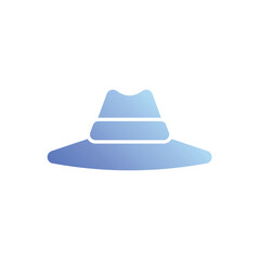 Pamela hat vector icon