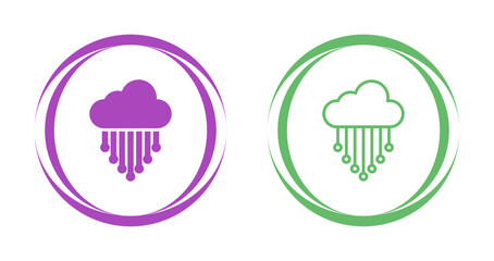 Cloud Integration Vector Icon