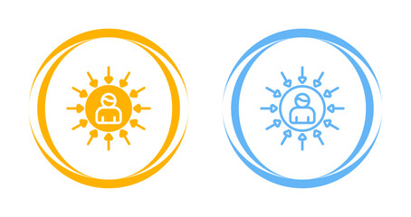 User Centered Design Vector Icon
