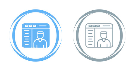Fototapeta premium Personas Vector Icon