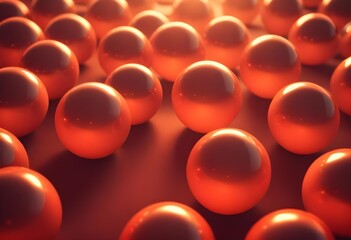 colors spheres background