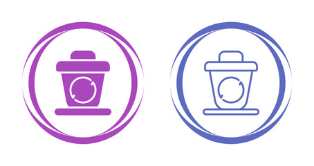 Recycling bin Vector Icon