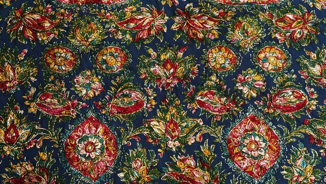 example of a batik cloth image for clothing design