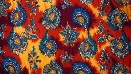 example of a batik cloth  image for clothing design