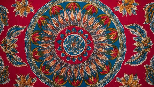 example of a batik cloth  image for clothing design