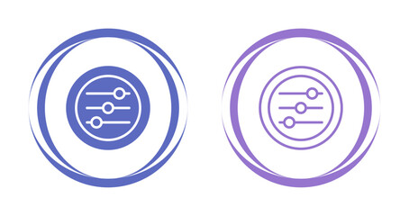 Settings Sliders Vector Icon