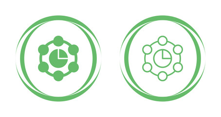 Fototapeta premium Market Saturation Vector Icon