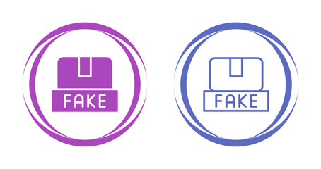 Counterfeit Products Vector Icon