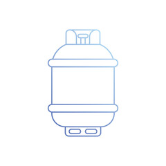 Gas cylinder vector icon