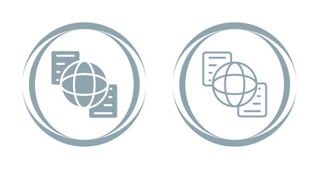 Document Sharing Vector Icon