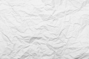 White Paper Texture background. Crumpled white paper abstract shape background with space paper recycle for text