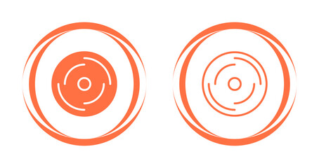 Disk Vector Icon