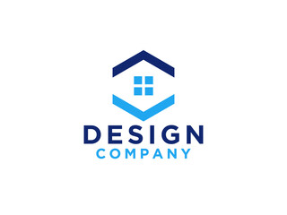 Black Gold Real Estate Logo. Construction Architecture Building Logo Design