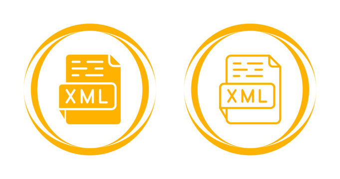 XML Vector Icon