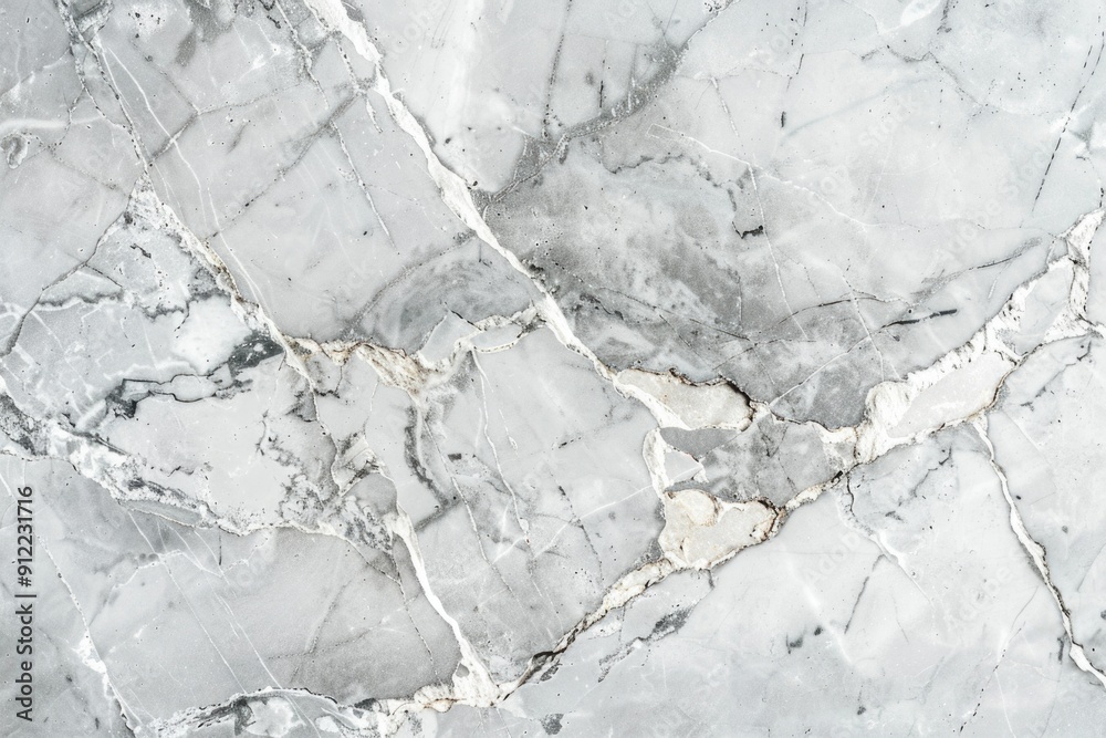 Poster A detailed look at the texture and patterns on a marble surface, ideal for use in decorative or architectural contexts