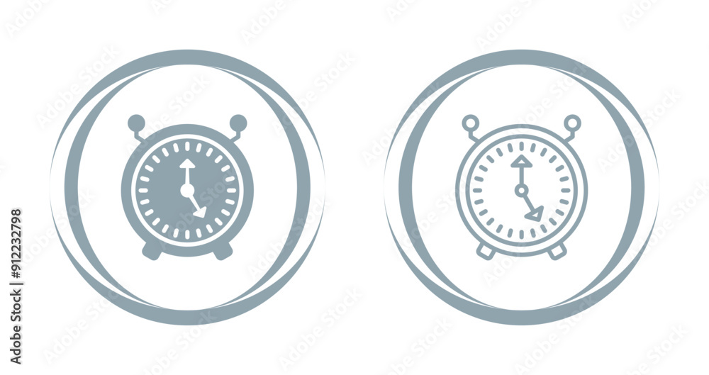 Sticker timer vector icon