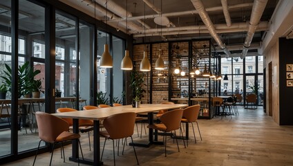 interior of a restaurant