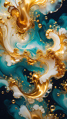 abstract colorful background with waves