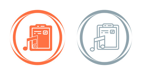 Music File Vector Icon