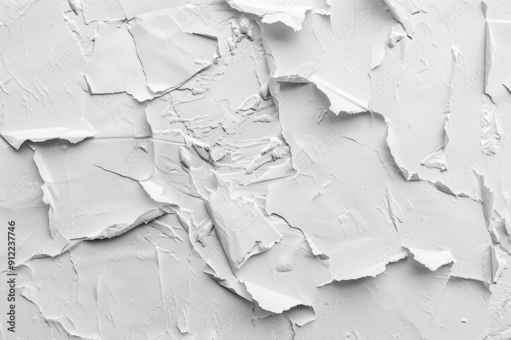 Aufkleber A close-up shot of white paint on a wall, ideal for use in design projects or as a background image