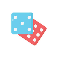 Dices vector icon