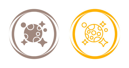 Moon And Stars Vector Icon