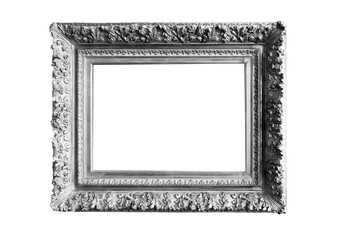 beautifully decorated, unique and antique gold picture frame