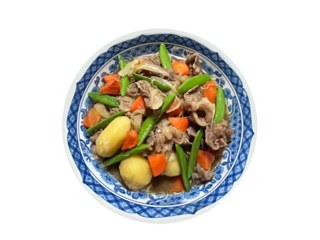 和食料理の肉じゃが　ＰＮＧ素材