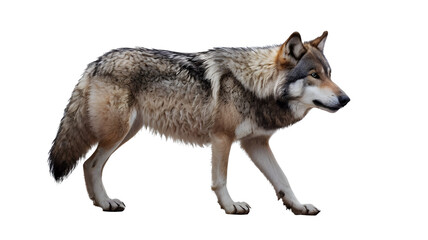 Obraz premium wolf isolated on white transparent background png