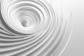 Obraz premium A close-up of a white circular object on a plain background