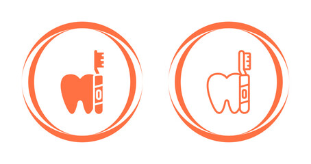 Toothbrush Vector Icon