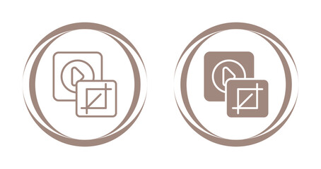 Fototapeta premium Crop Vector Icon