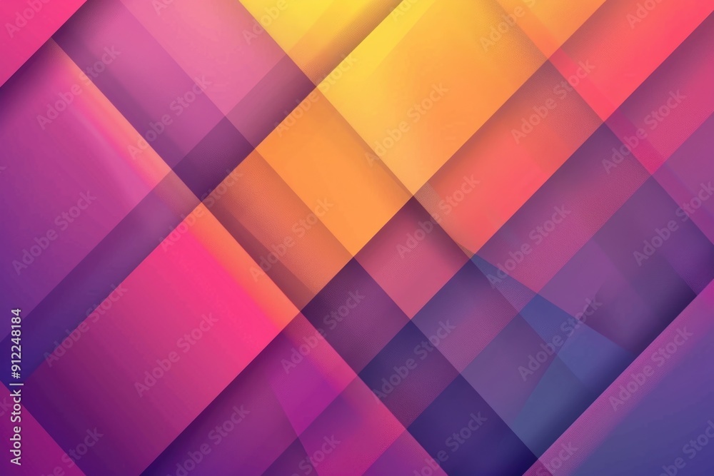 Aufkleber A colorful abstract background featuring geometric shapes and patterns