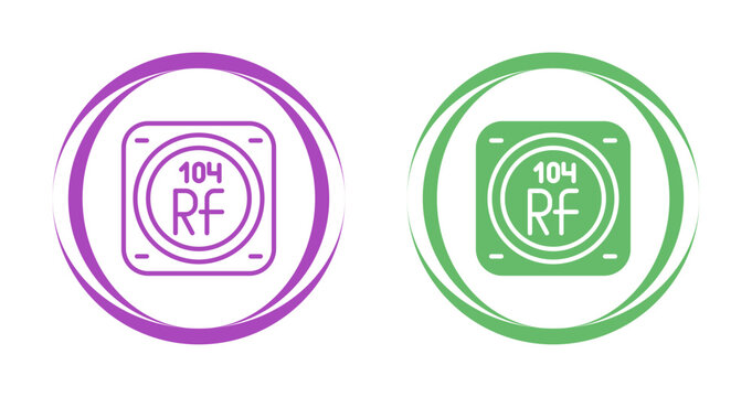 Rutherfordio Vector Icon