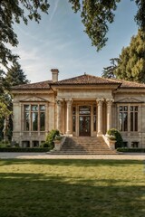 villa in a huge and luxurious residence