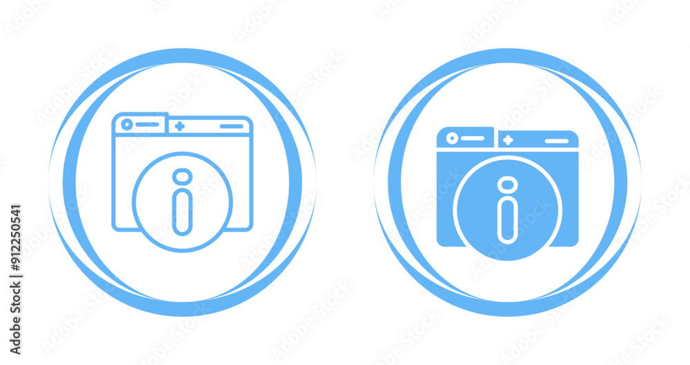 Canvas Prints Information Symbol Vector Icon