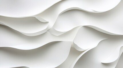 Fototapeta premium 3D White Paper-Like Textures with Subtle Depth - High-Resolution Images