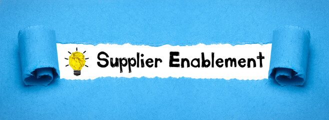 Supplier Enablement	
