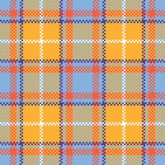 Scottish Tartan Plaid Seamless Pattern, Abstract Check Plaid Pattern. Template for Design Ornament. Seamless Fabric Texture. Vector Illustration