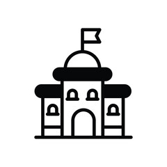 Goverment Building vector icon