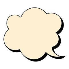Retro Speech Bubble