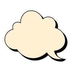 Retro Speech Bubble