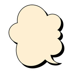 Retro Speech Bubble