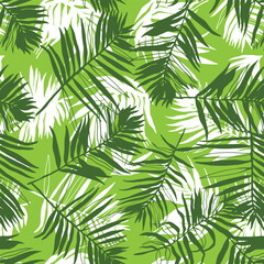 Beautiful Hand-Drawn Leaf Seamless Textile.
