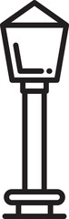 Street Light Lamp Icon
