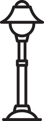 Street Light Lamp Icon
