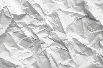 Obraz premium A close-up shot of a crumpled sheet of paper, ideal for use in editorial or educational contexts where a sense of disorganization or chaos is needed